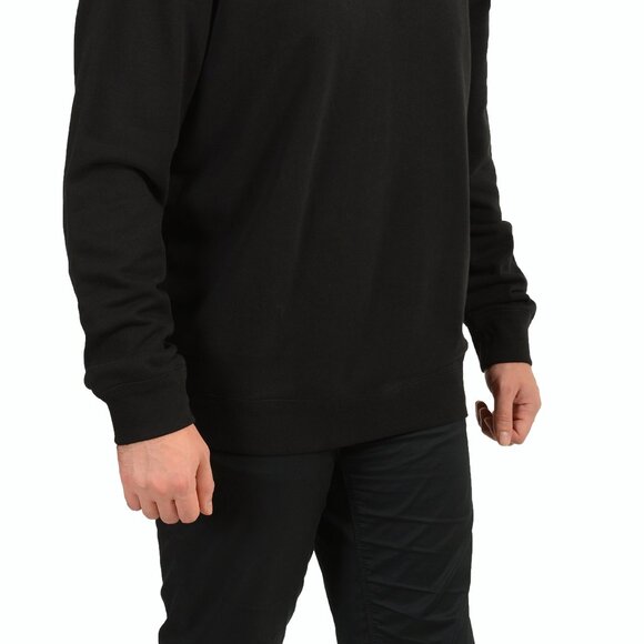 Versace Men's Black Logo Print Crewneck Sweatshirt US 2XL IT 56 - Picture 2 of 6